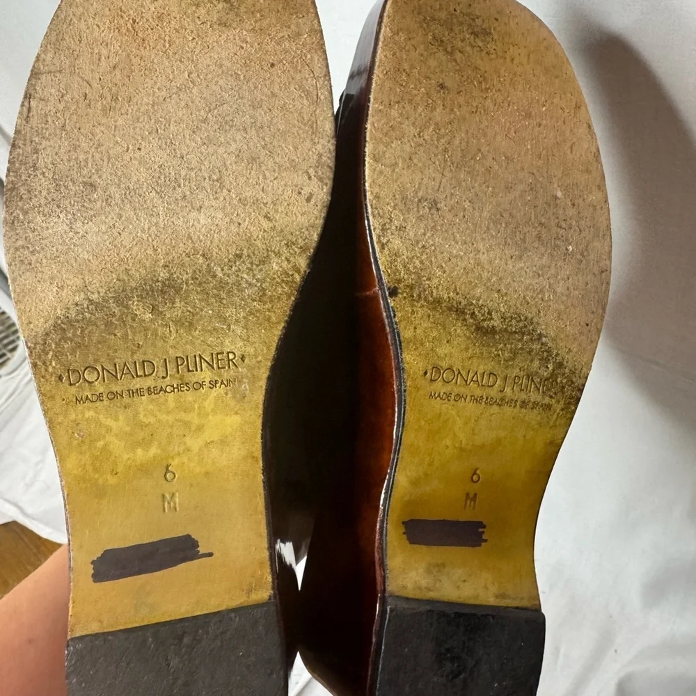 Donald J Pliner Womens Wedge Platform‎ Sole Peep Toe Sling Back Sandals Size 6
